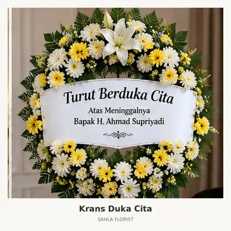 Krans Bunga Duka Danurejan